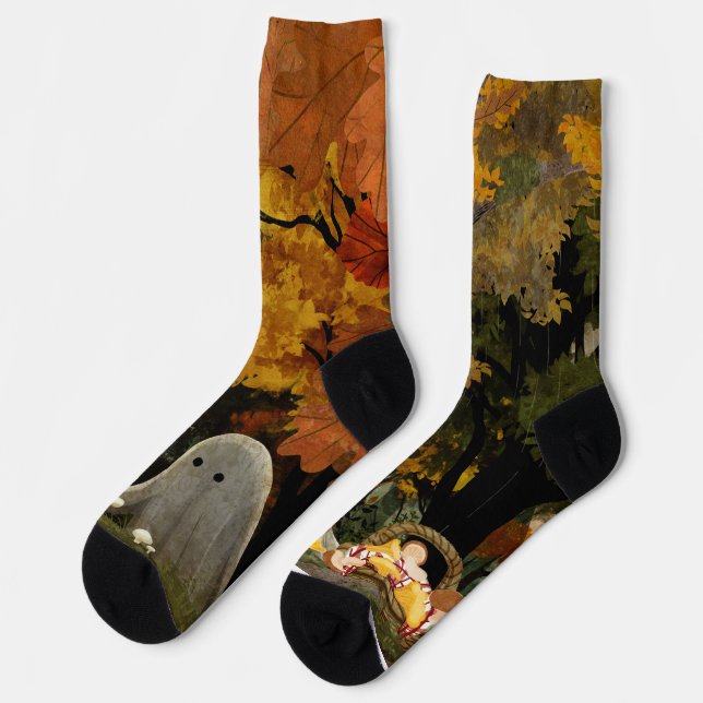 The Fungi Foragers Socks (Left)