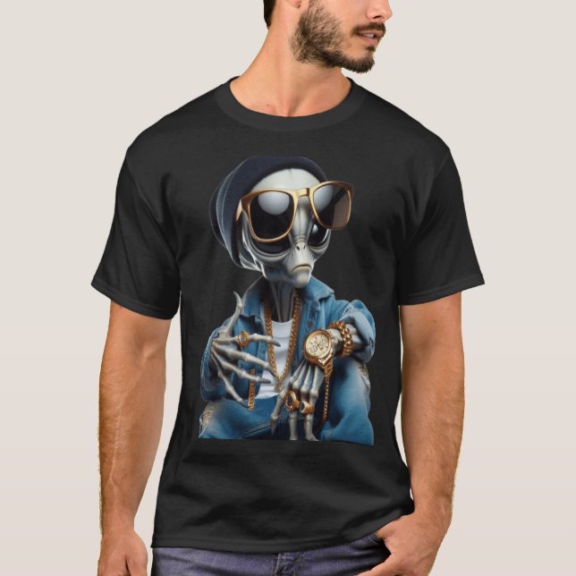 The funky Alien T-Shirt (Front)