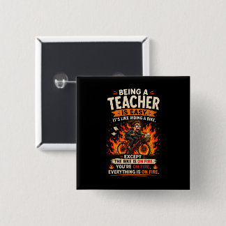 The Funniest Teacher Gift Ever! 🍎🔥 15 Cm Square Badge
