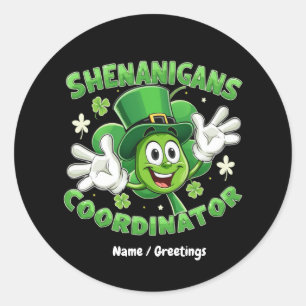  The Funny Shenanigans Coordinator  Classic Round Sticker