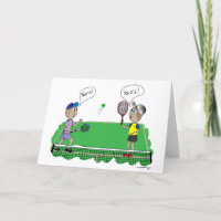 The funny side of Tennis