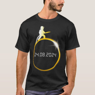 The Funny Solar Eclipse Firefighter Moon Fireman T-Shirt