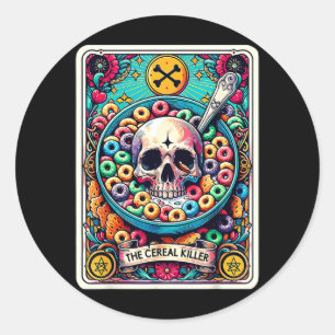 The Funny Tarot Card Classic Round Sticker