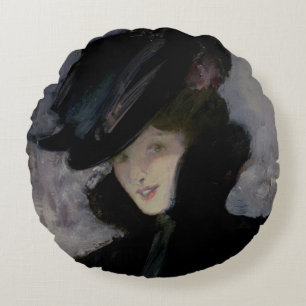 The Fur Coat Round Cushion