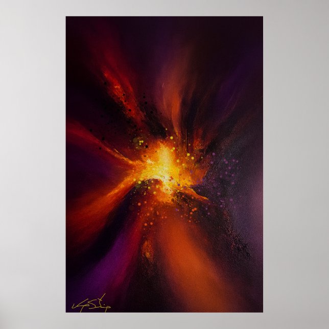 The Furnace Within Abstract Poster (Front)