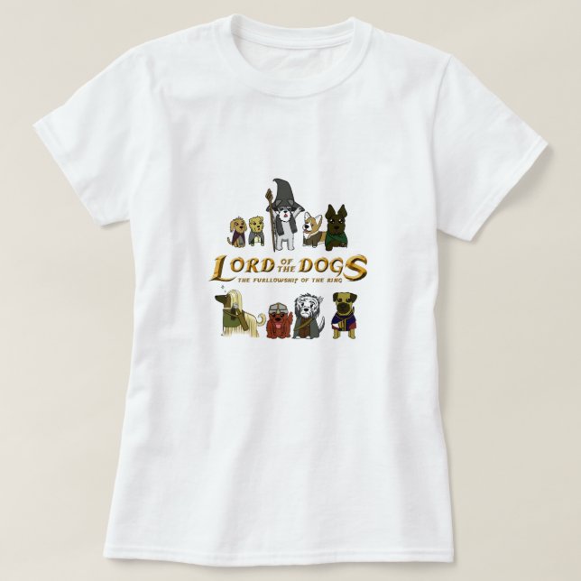 The Furrlowship of the Ring T-Shirt (Design Front)