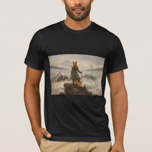 The furry Wanderer above a sea of mist T-Shirt