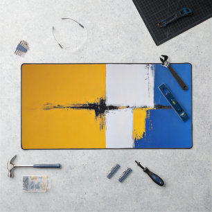 The Fusion of Colors Desk Mat