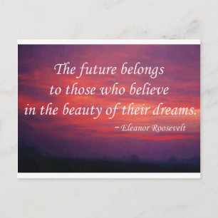 The Future Belongs Postcard
