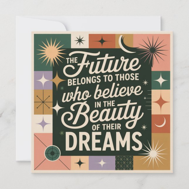 The Future Belongs To Those Who Believe (Front)