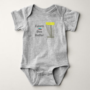 The future disc golfer baby onsie baby bodysuit