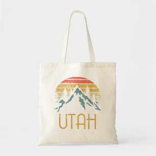 The Future Good Vintage Ut Utah Mountains Outdoor  Tote Bag