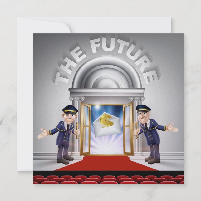 The Future: Graduation, Business Seminar, Etc. Invitation (Front)