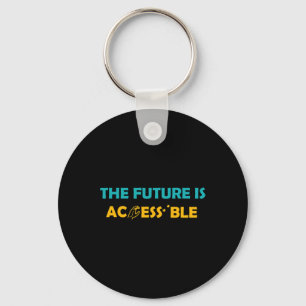 The Future Is Accessible Braille American Sign Lan Key Ring