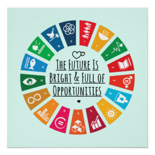 The Future Is Bright And Full Of Opportunities Poster