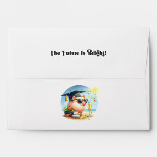 The Future is Bright Finance Graduation Envelope