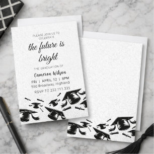 "The Future is Bright" Graduation Ceremony Invitation