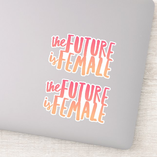 The Future is Female (2) Vinyl Sticker (Detail)