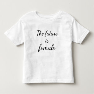 The Future is Female Toddler Jersey T-Shirt
