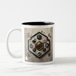 "The Future is Golden" Two-Tone Coffee Mug
