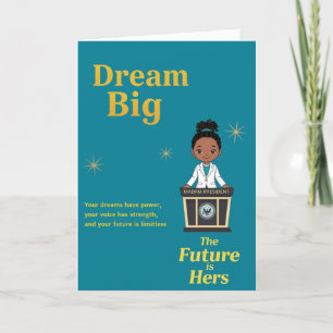 The Future is Hers Affirmation Card