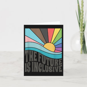 The Future Is Inclusive Lgbt Gay Rights Pride _1 Card