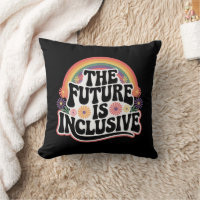 The Future is Inclusive Rainbow LGBTQ Flag Gay 