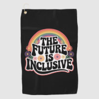The Future is Inclusive Rainbow LGBTQ Flag Gay 