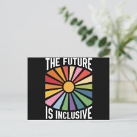 The Future is Inclusive Rainbow Pride Trans Rights