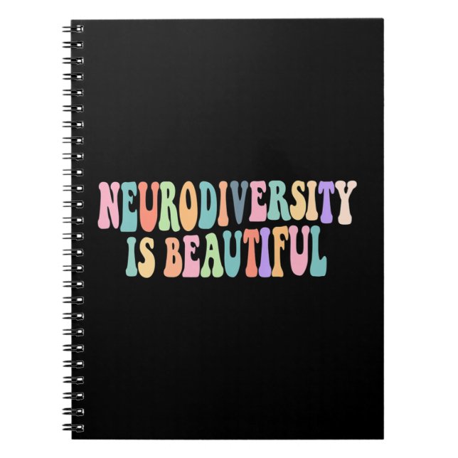 The future is inclusiveneurodiversity, beautiful,  notebook (Front)