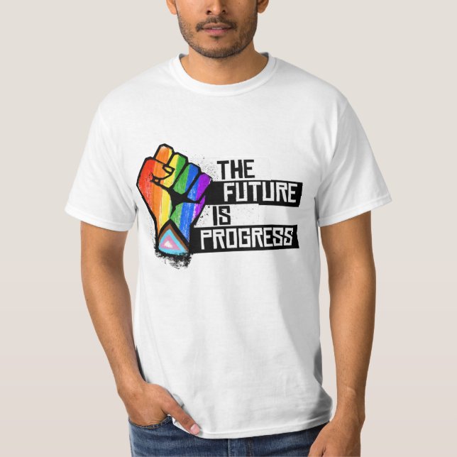 The Future is Progress T-Shirt (Front)