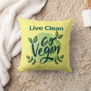 The Future is Vegan Design  Cushion