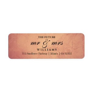 The Future Mr and Mrs Return Address