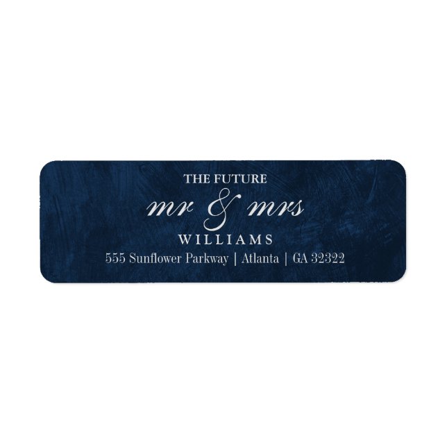 The Future Mr and Mrs Return Address (Front)