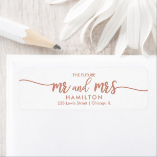 The Future Mr and Mrs Save The Date Return Address