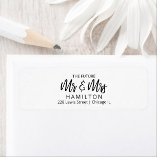 The Future Mr and Mrs Save The Date Return Address