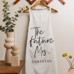 The Future Mrs and Your Name | Modern Beauty Gift Apron<br><div class="desc">Introducing "The Future Mrs and Your Name" Modern Beauty Gift Set from Zazzle Celebrate the joyous occasion of the future Mrs. with a modern beauty gift set from Zazzle that combines luxury, personalisation, and style. This exclusive gift set is designed to make her feel truly special as she embarks on...</div>