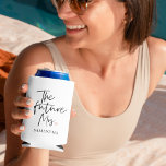 The Future Mrs and Your Name | Modern Beauty Gift Can Cooler<br><div class="desc">Introducing "The Future Mrs and Your Name" Modern Beauty Gift Set from Zazzle Celebrate the joyous occasion of the future Mrs. with a modern beauty gift set from Zazzle that combines luxury, personalisation, and style. This exclusive gift set is designed to make her feel truly special as she embarks on...</div>