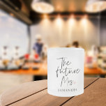 The Future Mrs and Your Name | Modern Beauty Gift Frosted Glass Coffee Mug<br><div class="desc">Introducing "The Future Mrs and Your Name" Modern Beauty Gift Set from Zazzle Celebrate the joyous occasion of the future Mrs. with a modern beauty gift set from Zazzle that combines luxury, personalisation, and style. This exclusive gift set is designed to make her feel truly special as she embarks on...</div>