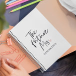 The Future Mrs and Your Name | Modern Beauty Gift Notebook<br><div class="desc">Introducing "The Future Mrs and Your Name" Modern Beauty Gift Set from Zazzle Celebrate the joyous occasion of the future Mrs. with a modern beauty gift set from Zazzle that combines luxury, personalisation, and style. This exclusive gift set is designed to make her feel truly special as she embarks on...</div>