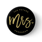 The Future Mrs. Brush Script Diamond Bridal Party