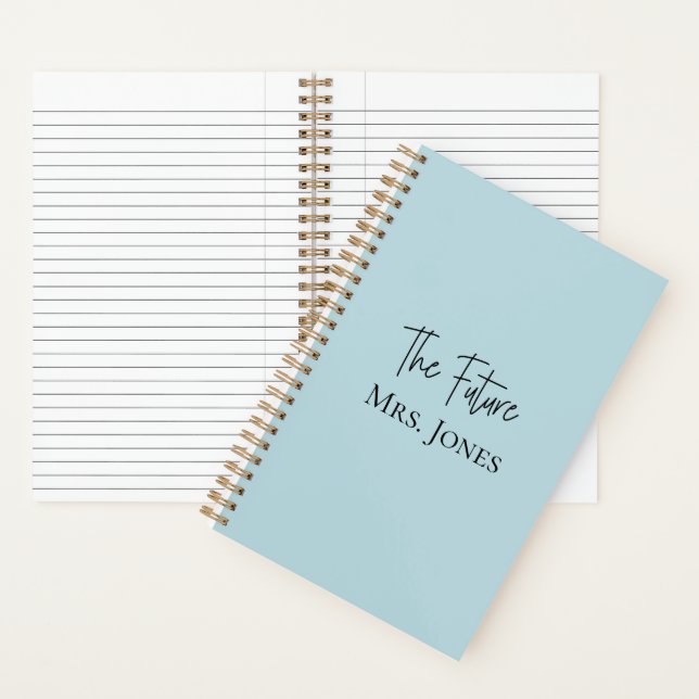 The Future Mrs. Personalised Planning Notebook (Inside)