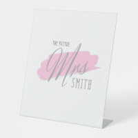 The Future Mrs Smith to Be - Table Sign