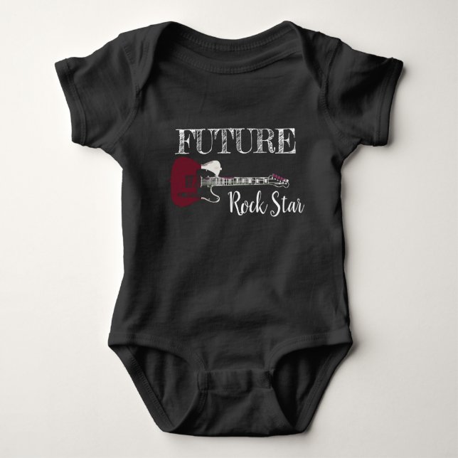 The Future of Rock and Roll Baby Bodysuit (Front)
