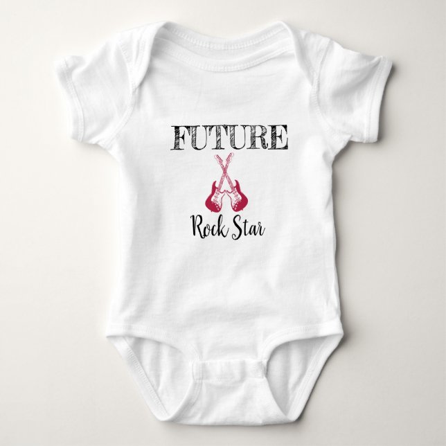 The Future of Rock and Roll Baby Bodysuit (Front)