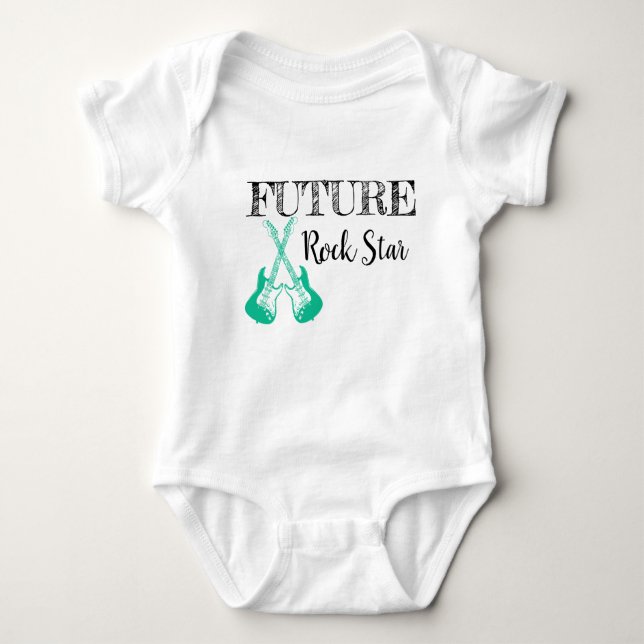 The Future of Rock and Roll Baby Bodysuit (Front)