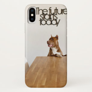 "The Future Starts Today – Adorable Dog Design  Case-Mate iPhone Case