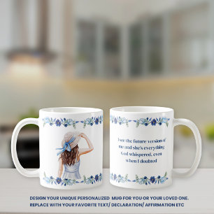 The Future Version of Me Personalised Text/Quote Coffee Mug