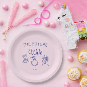 The future wife  paper plate