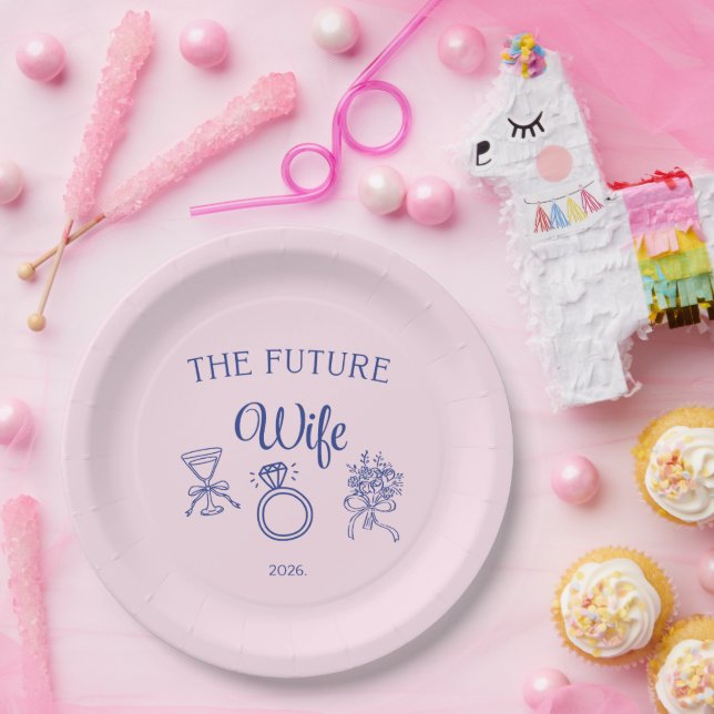 The future wife  paper plate (Party)
